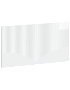 Testiera da Muro HOORN Bianco Lucido Legno ingegnerizzato