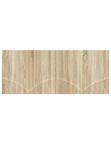 Testiera da Muro HOORN Rovere Sonoma Legno ingegnerizzato