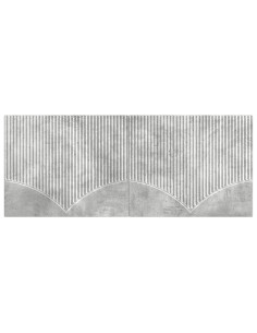 Testiera da Muro HOORN Grigio Cemento Legno ingegnerizzato 2