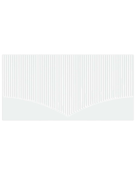 Testiera da Muro HOORN Bianco Legno ingegnerizzato