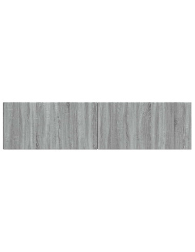 Testiera da Muro BREDA Sonoma grigio Legno ingegnerizzato