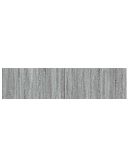 Testiera da Muro BREDA Sonoma grigio Legno ingegnerizzato