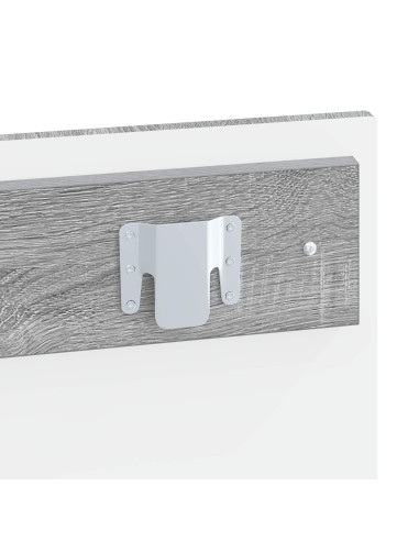 Testiera da Muro BREDA Sonoma grigio Legno ingegnerizzato