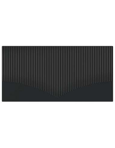 Testiera da Muro HOORN Nero Legno ingegnerizzato