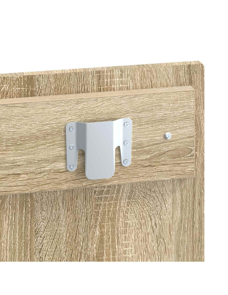 Testiera da Muro HOORN Rovere Sonoma Legno ingegnerizzato