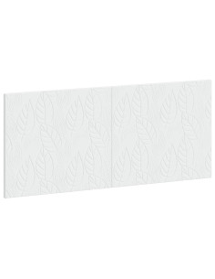 Testiera da Muro DELFT Bianco Legno ingegnerizzato