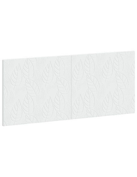 Testiera da Muro DELFT Bianco Legno ingegnerizzato