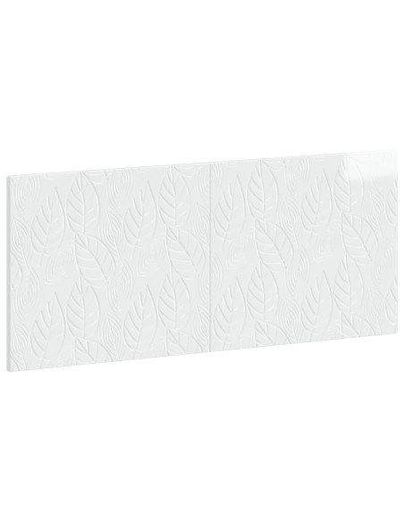 Testiera da Muro DELFT Bianco Lucido Legno ingegnerizzato