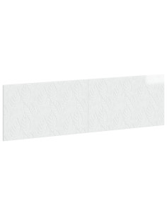 Testiera da Muro DELFT Bianco Lucido Legno ingegnerizzato