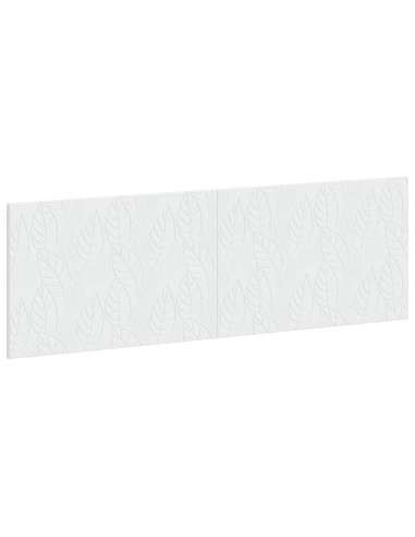 Testiera da Muro DELFT Bianco Legno ingegnerizzato