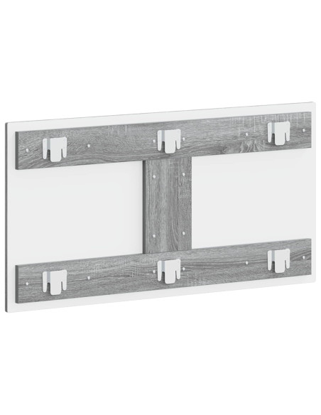 Testiera da Muro HAARLEM Sonoma grigio Legno ingegnerizzato