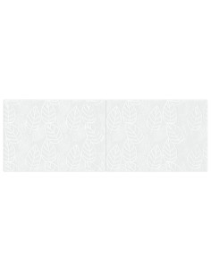 Testiera da Muro DELFT Bianco Legno ingegnerizzato 2
