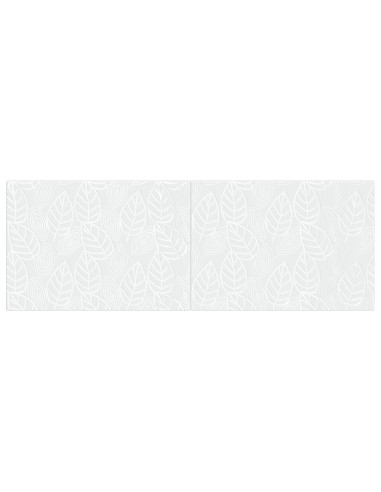 Testiera da Muro DELFT Bianco Legno ingegnerizzato