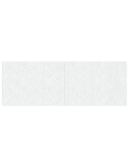 Testiera da Muro DELFT Bianco Legno ingegnerizzato