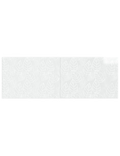 Testiera da Muro DELFT Bianco Lucido Legno ingegnerizzato 2