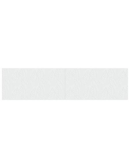Testiera da Muro DELFT Bianco Legno ingegnerizzato
