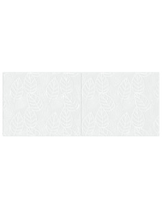 Testiera da Muro DELFT Bianco Legno ingegnerizzato 2