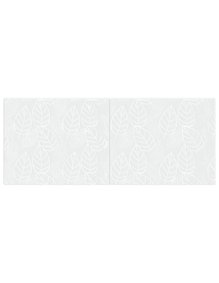 Testiera da Muro DELFT Bianco Legno ingegnerizzato