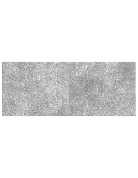Testiera da Muro DELFT Grigio Cemento Legno ingegnerizzato