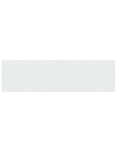 Testiera da Muro DELFT Bianco Legno ingegnerizzato