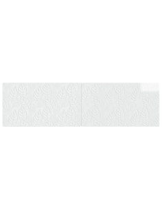 Testiera da Muro DELFT Bianco Lucido Legno ingegnerizzato 2