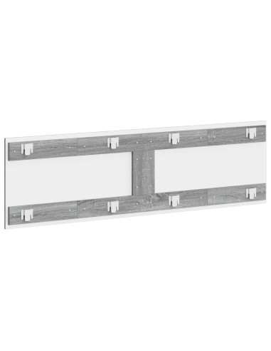 Testiera da Muro DELFT Sonoma grigio Legno ingegnerizzato