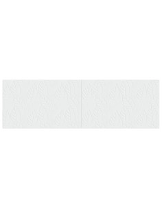 Testiera da Muro DELFT Bianco Legno ingegnerizzato 2