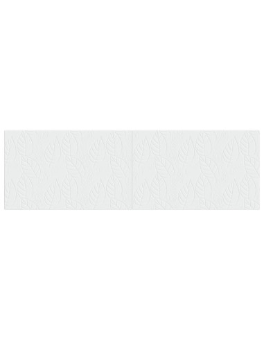 Testiera da Muro DELFT Bianco Legno ingegnerizzato
