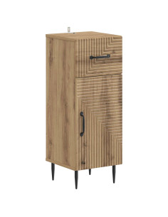Mobiletto da Bagno HAARLEM Rovere Artigianale 30 x 31 x 80 cm