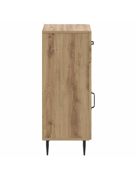 Mobiletto da Bagno HAARLEM Rovere Artigianale 30 x 31 x 80 cm