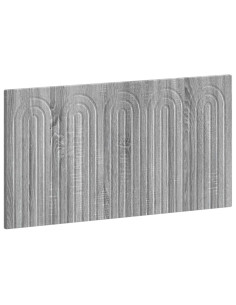 Testiera da Muro ALKMAAR Sonoma grigio Legno ingegnerizzato