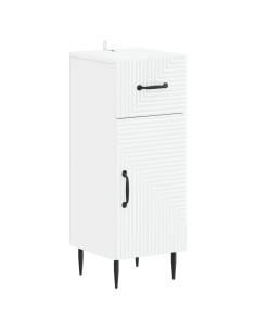 Mobiletto da Bagno HAARLEM Bianco 30 x 31 x 80 cm