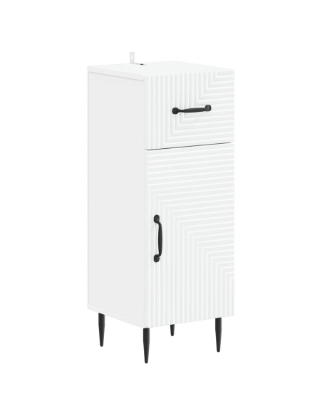 Mobiletto da Bagno HAARLEM Bianco 30 x 31 x 80 cm