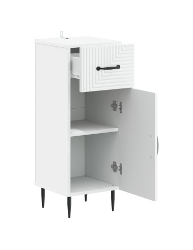 Mobiletto da Bagno HAARLEM Bianco 30 x 31 x 80 cm