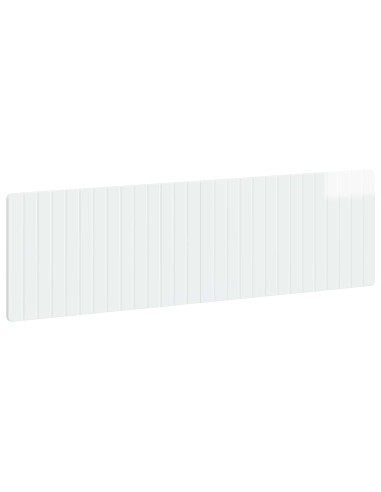 Testiera da Muro ZWOLLE Bianco Lucido Legno ingegnerizzato
