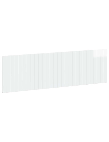 Testiera da Muro ZWOLLE Bianco Lucido Legno ingegnerizzato
