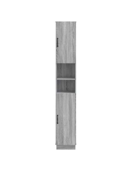 Armadio da Bagno con Ripiano Aperto HOORN Sonoma grigio