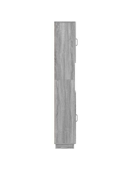 Armadio da Bagno con Ripiano Aperto HOORN Sonoma grigio