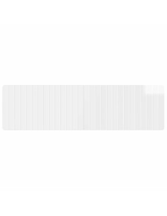 Testiera da Muro ZWOLLE Bianco Lucido Legno ingegnerizzato 2