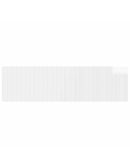 Testiera da Muro ZWOLLE Bianco Lucido Legno ingegnerizzato