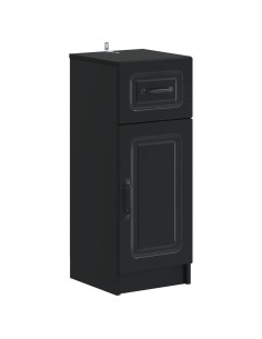 Mobiletto da Bagno UTRECHT Nero 30 x 31 x 77 cm