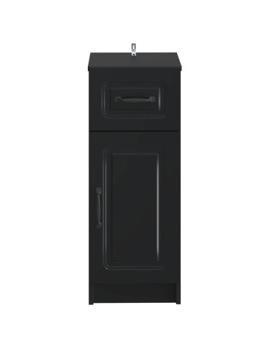 Mobiletto da Bagno UTRECHT Nero 30 x 31 x 77 cm