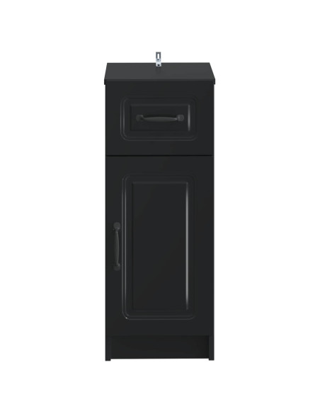 Mobiletto da Bagno UTRECHT Nero 30 x 31 x 77 cm