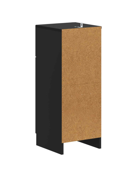 Mobiletto da Bagno UTRECHT Nero 30 x 31 x 77 cm