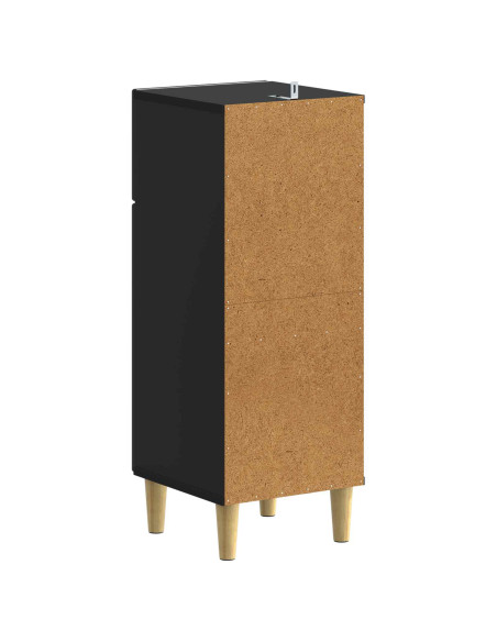 Mobiletto da Bagno ARNHEM Nero 30 x 31 x 80 cm