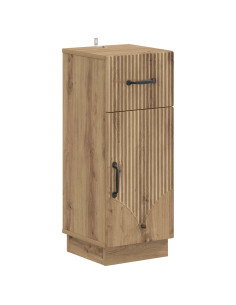 Mobiletto da Bagno HOORN Rovere Artigianale 30 x 31 x 77 cm