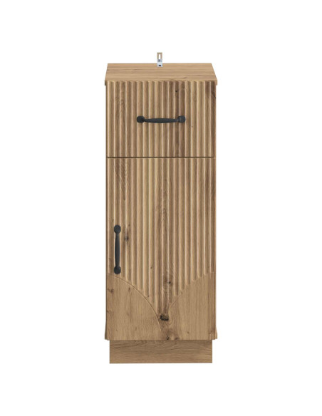 Mobiletto da Bagno HOORN Rovere Artigianale 30 x 31 x 77 cm