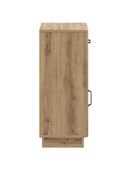 Mobiletto da Bagno HOORN Rovere Artigianale 30 x 31 x 77 cm
