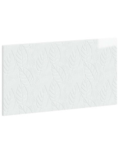 Testiera da Muro DELFT Bianco Lucido Legno ingegnerizzato