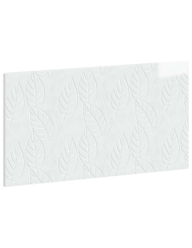 Testiera da Muro DELFT Bianco Lucido Legno ingegnerizzato